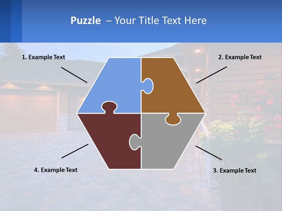 Driveway Home Estate PowerPoint Template