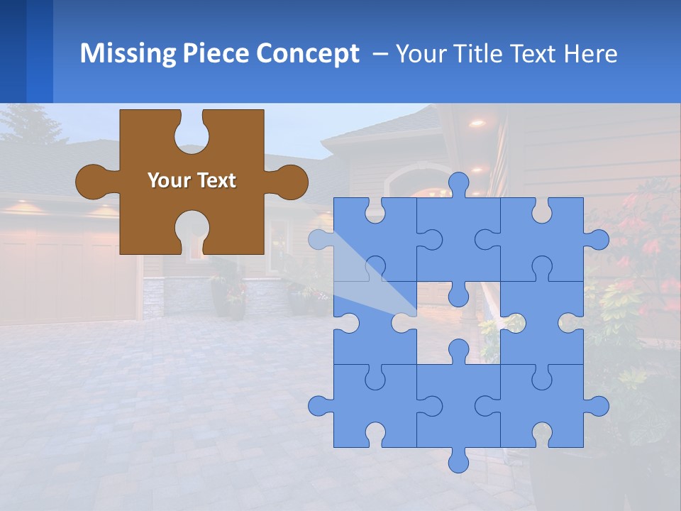 Driveway Home Estate PowerPoint Template