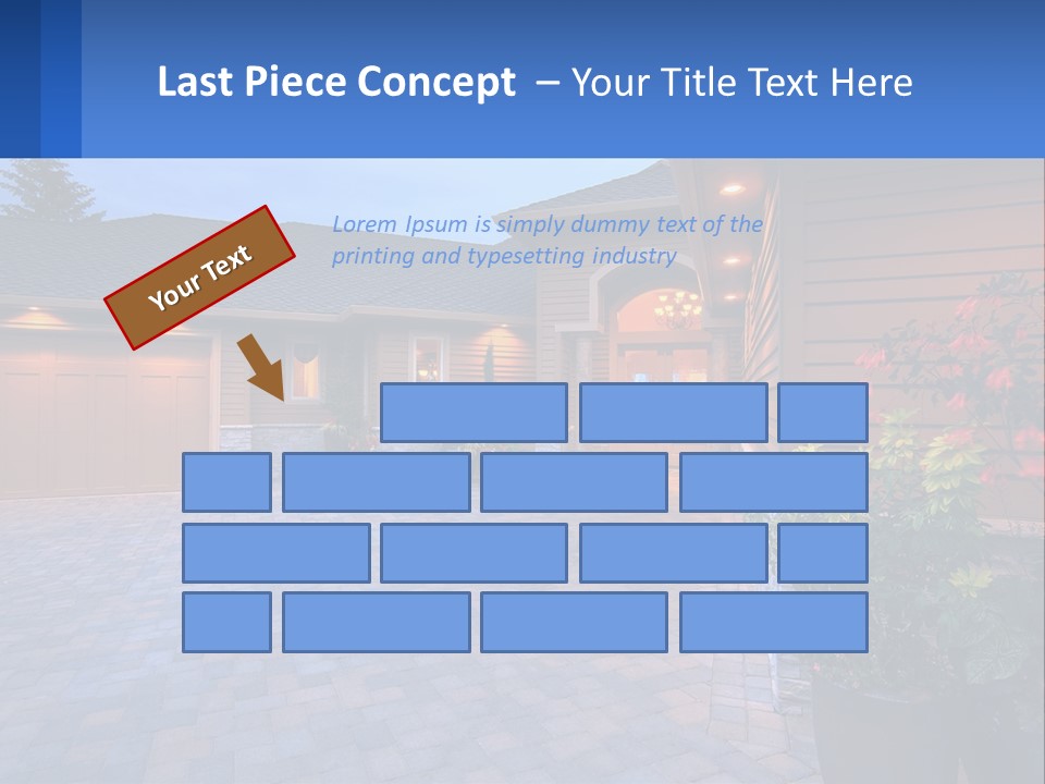 Driveway Home Estate PowerPoint Template