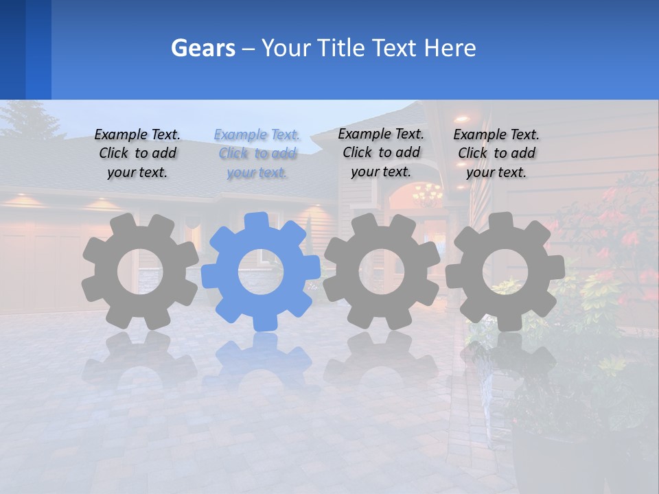 Driveway Home Estate PowerPoint Template