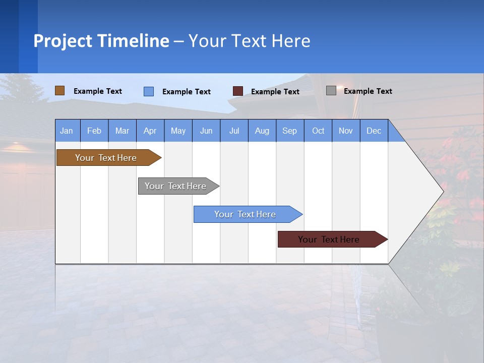 Driveway Home Estate PowerPoint Template