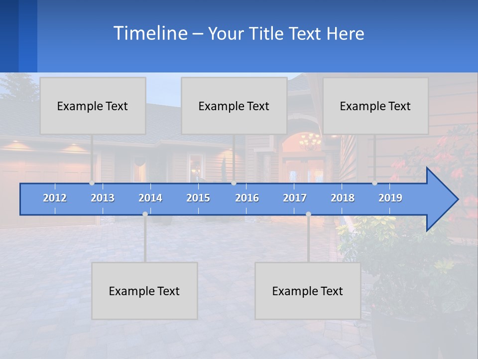 Driveway Home Estate PowerPoint Template