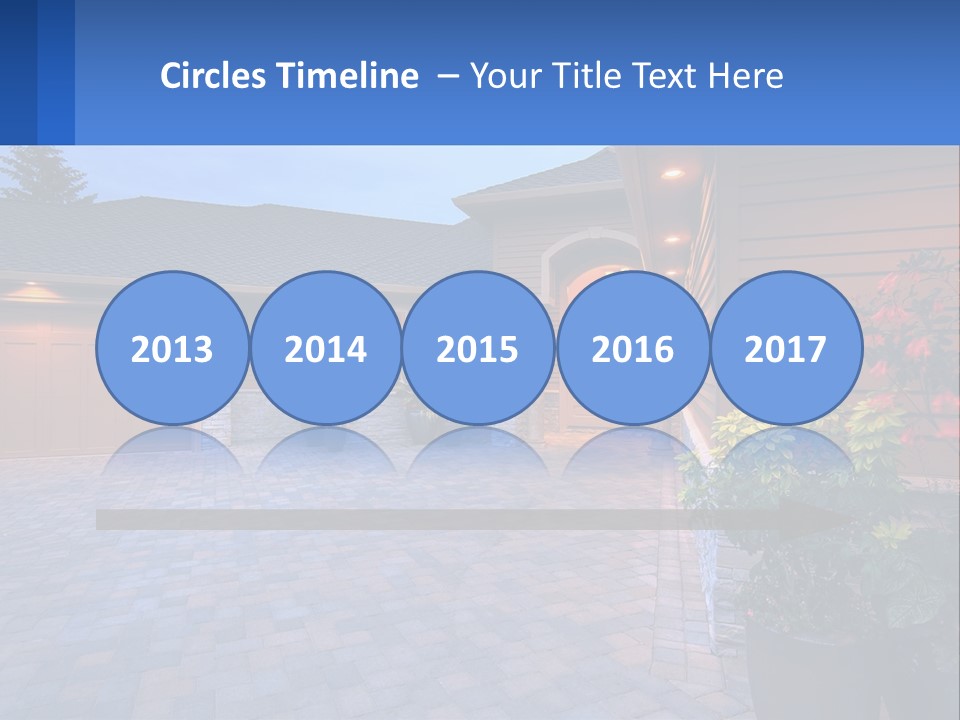 Driveway Home Estate PowerPoint Template