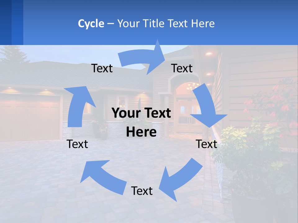 Driveway Home Estate PowerPoint Template
