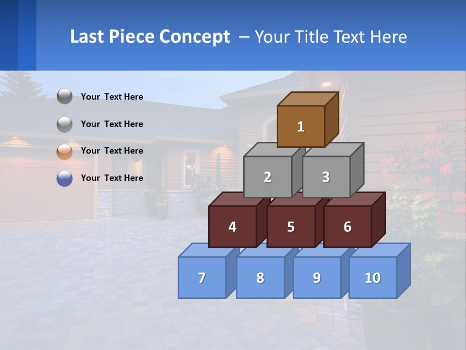 Driveway Home Estate PowerPoint Template