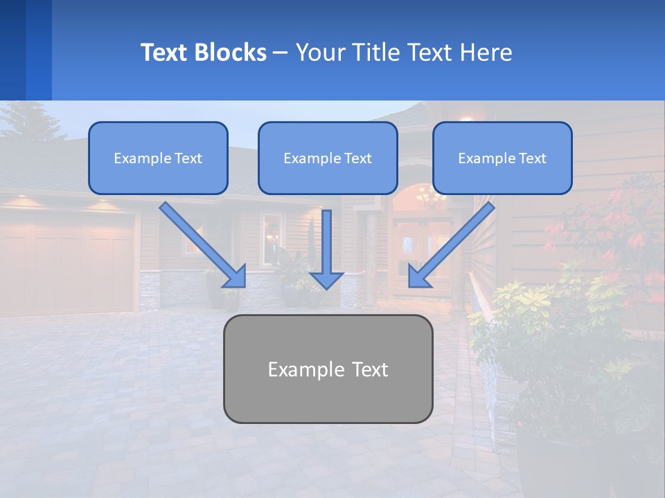 Driveway Home Estate PowerPoint Template