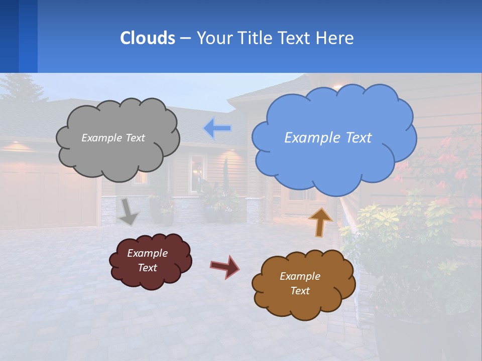 Driveway Home Estate PowerPoint Template