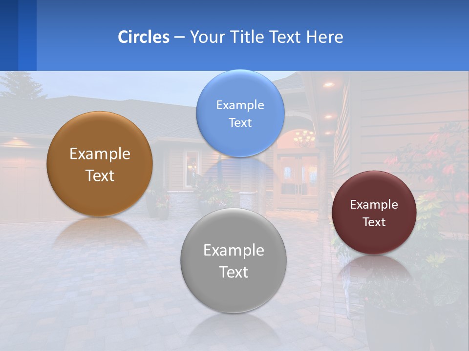 Driveway Home Estate PowerPoint Template