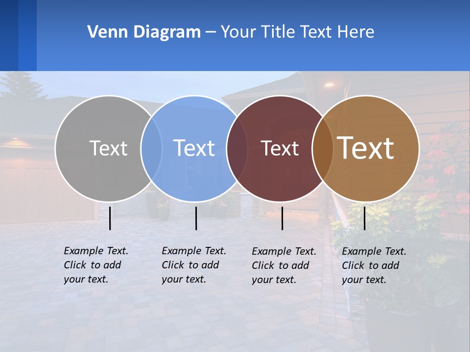 Driveway Home Estate PowerPoint Template