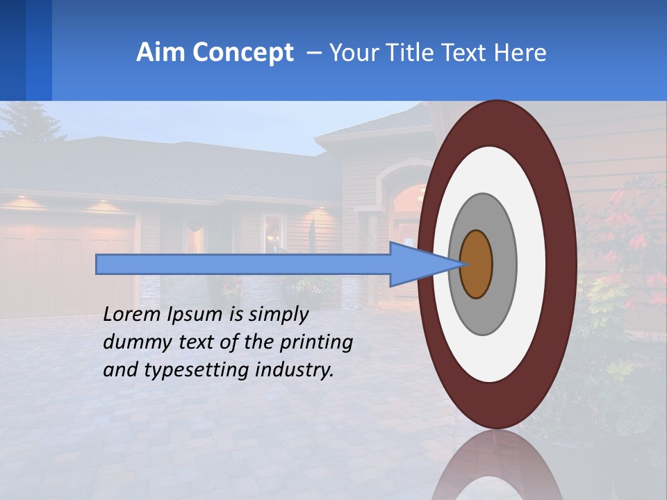 Driveway Home Estate PowerPoint Template