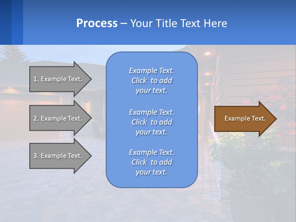 Driveway Home Estate PowerPoint Template