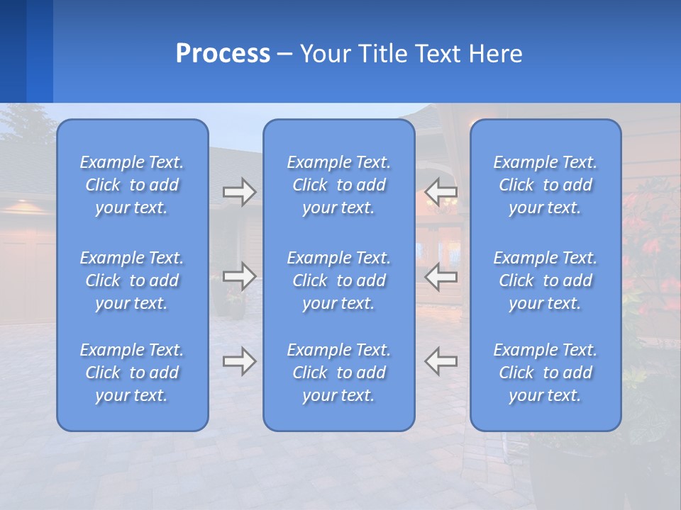 Driveway Home Estate PowerPoint Template