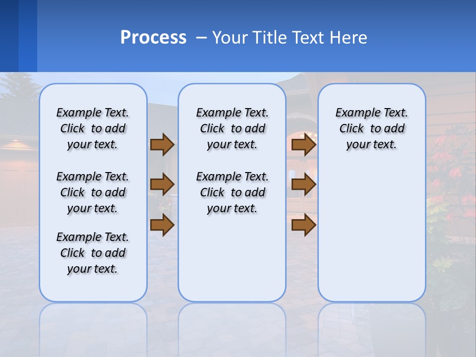 Driveway Home Estate PowerPoint Template