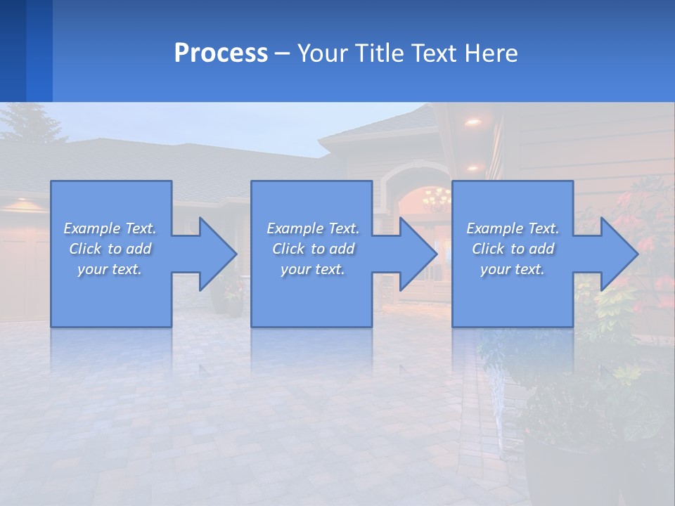Driveway Home Estate PowerPoint Template