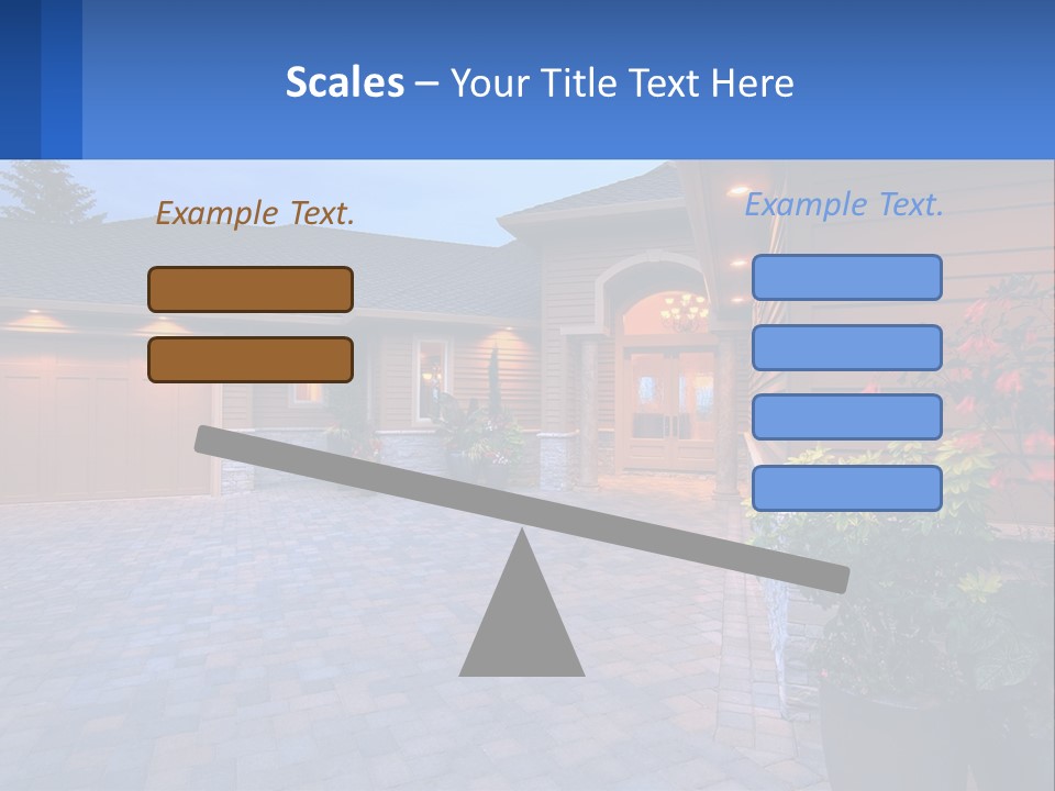 Driveway Home Estate PowerPoint Template