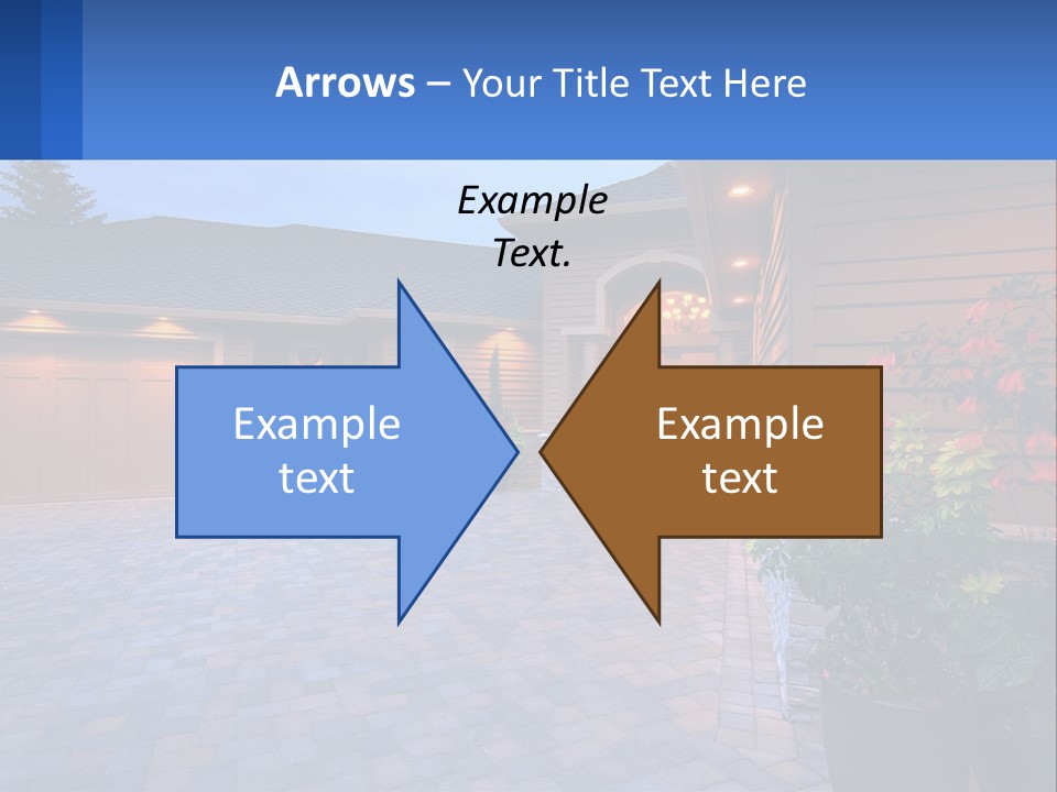 Driveway Home Estate PowerPoint Template