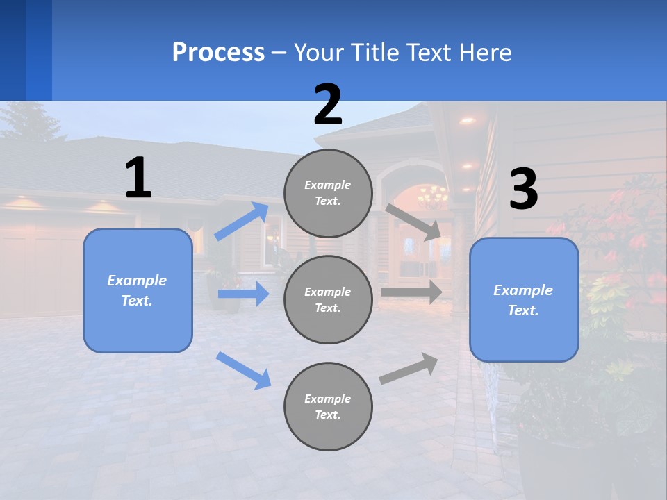 Driveway Home Estate PowerPoint Template