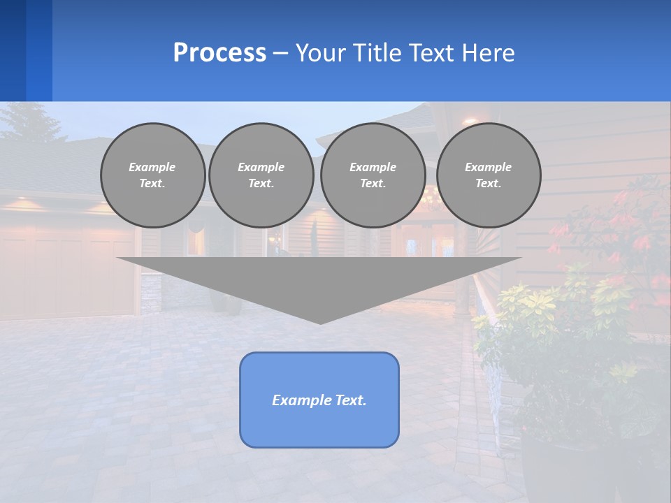 Driveway Home Estate PowerPoint Template