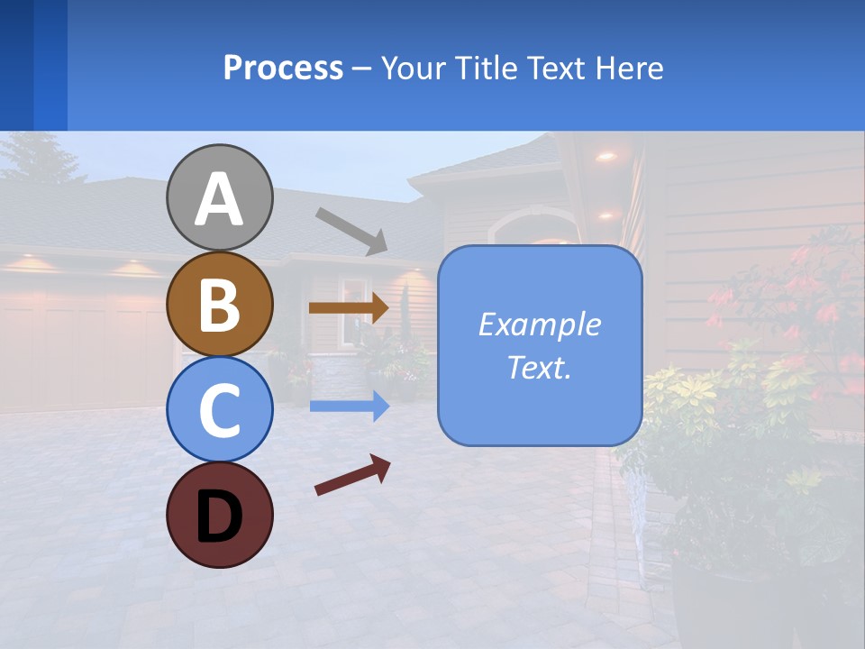 Driveway Home Estate PowerPoint Template