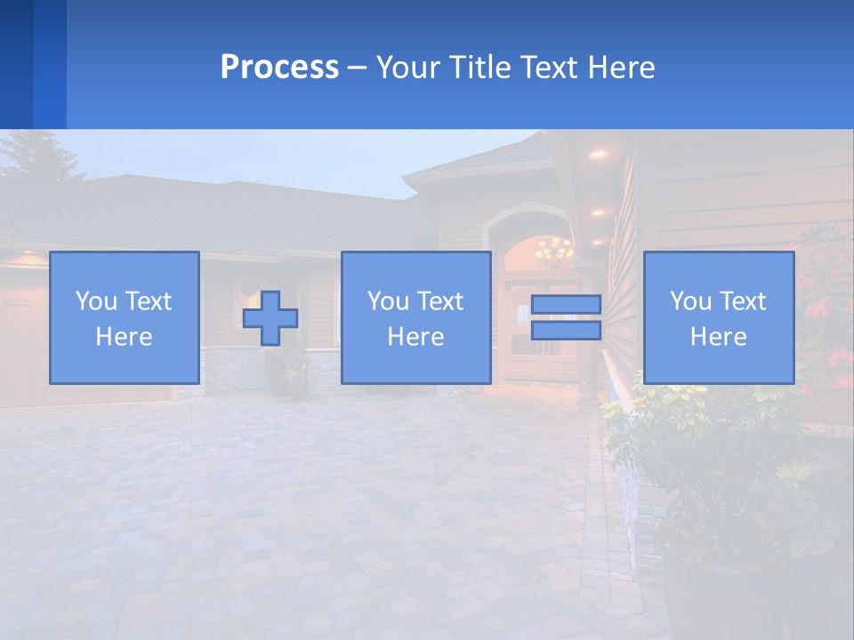 Driveway Home Estate PowerPoint Template