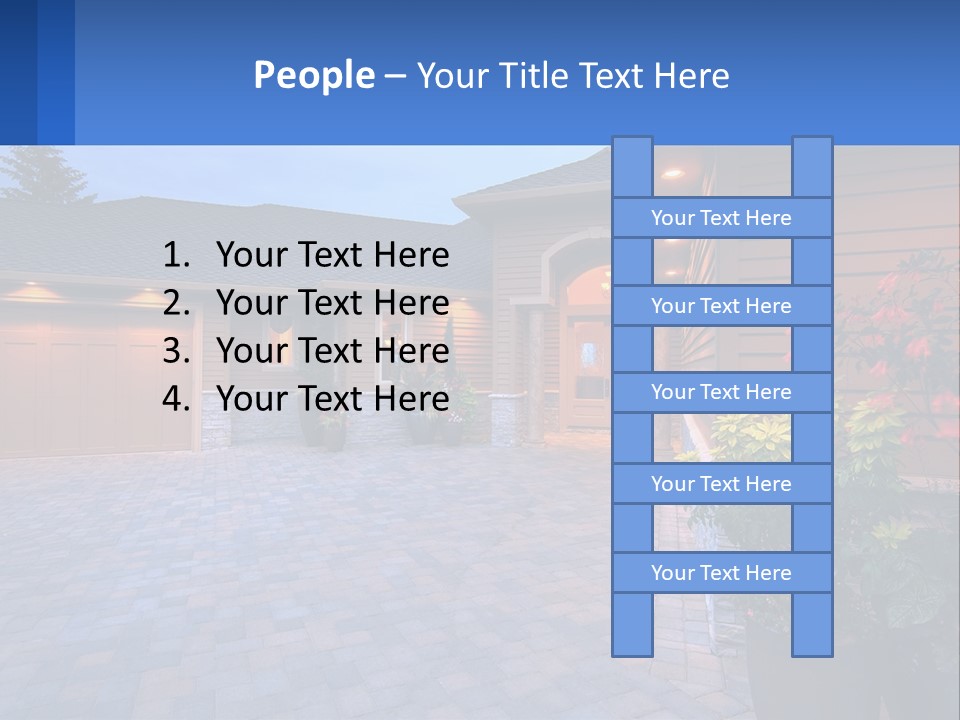 Driveway Home Estate PowerPoint Template