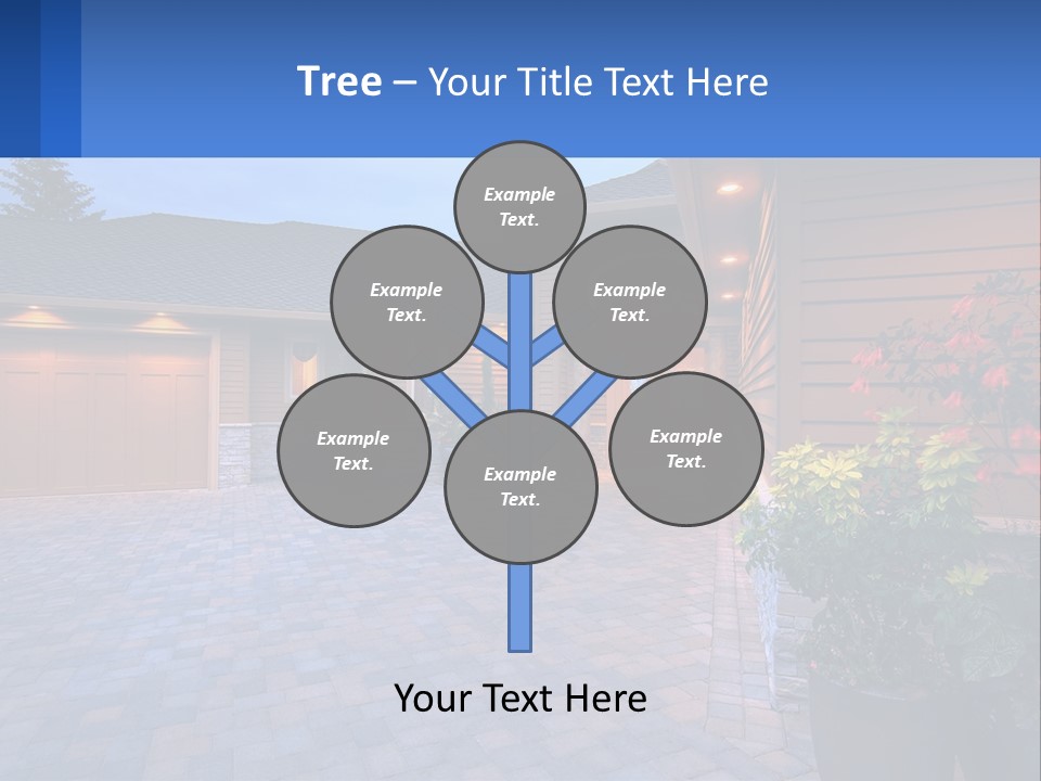 Driveway Home Estate PowerPoint Template