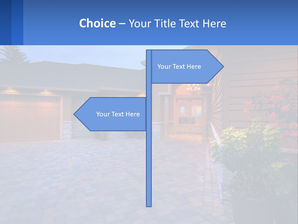 Driveway Home Estate PowerPoint Template