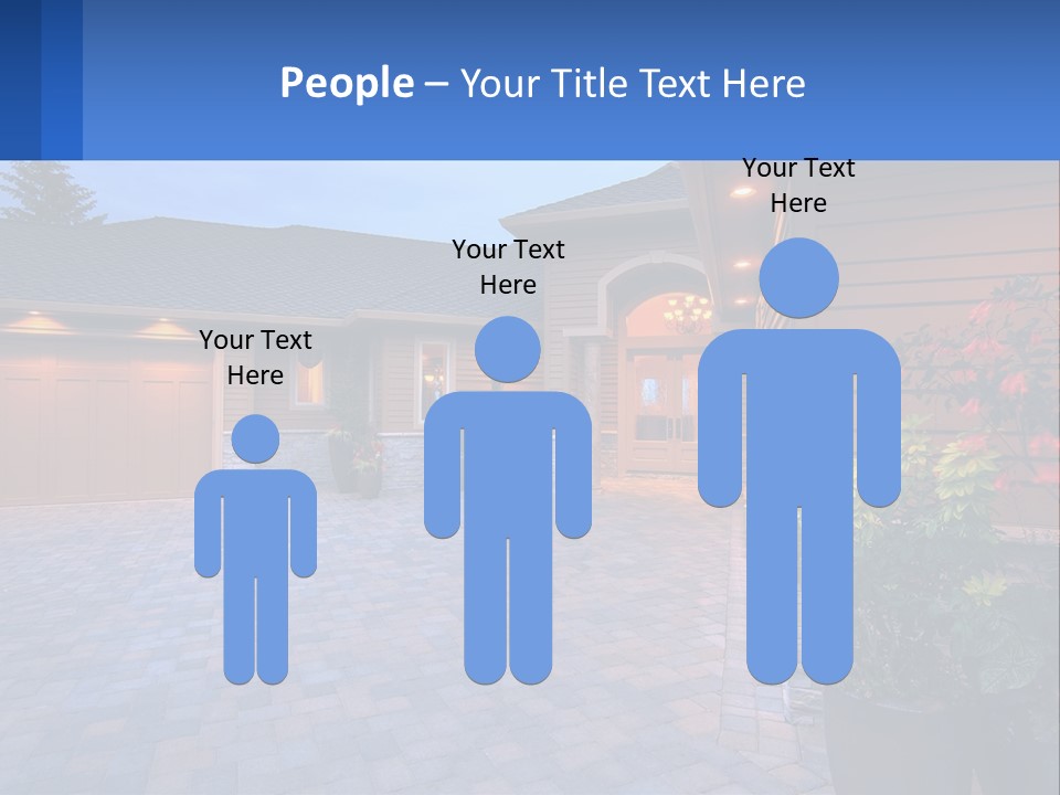 Driveway Home Estate PowerPoint Template