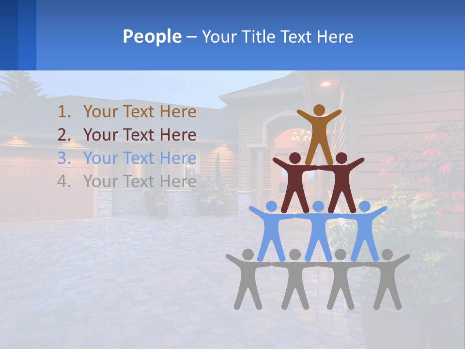 Driveway Home Estate PowerPoint Template