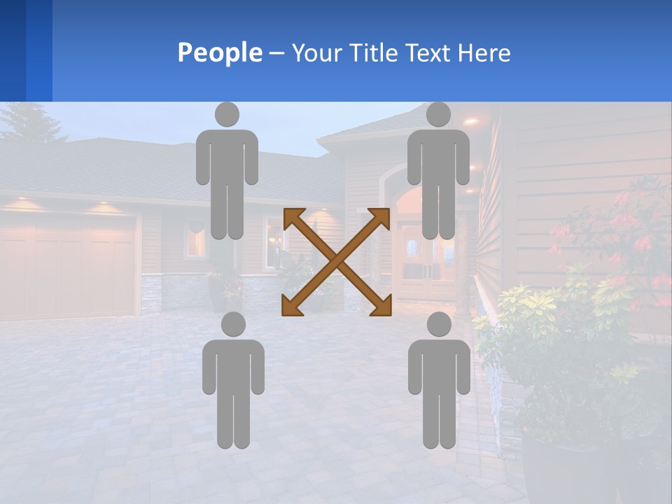 Driveway Home Estate PowerPoint Template