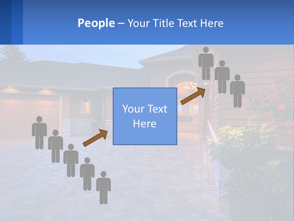 Driveway Home Estate PowerPoint Template