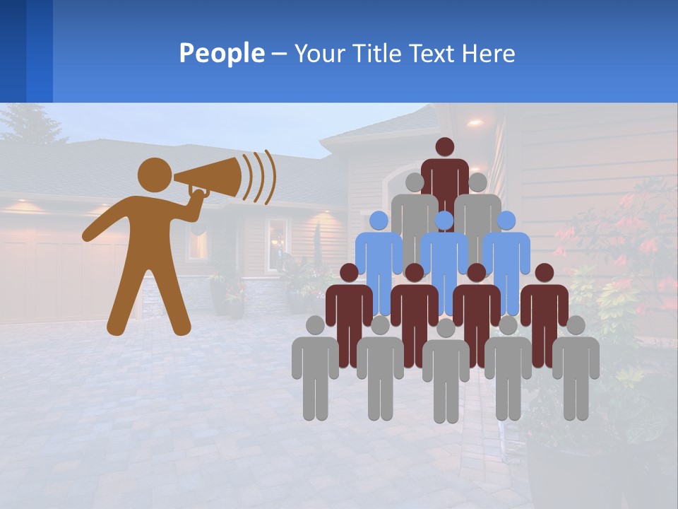 Driveway Home Estate PowerPoint Template