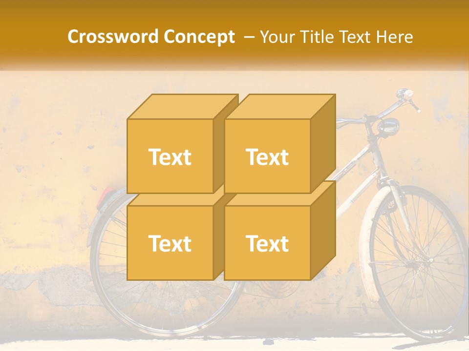Obsolete Wall Scene PowerPoint Template