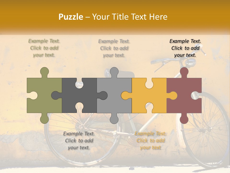 Obsolete Wall Scene PowerPoint Template