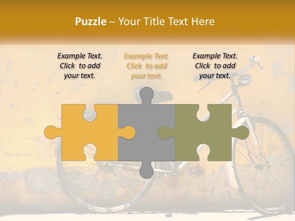 Obsolete Wall Scene PowerPoint Template
