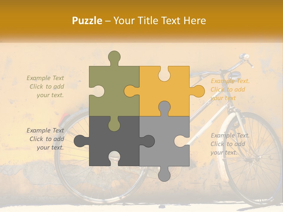 Obsolete Wall Scene PowerPoint Template