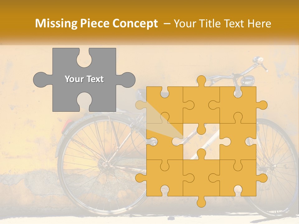 Obsolete Wall Scene PowerPoint Template