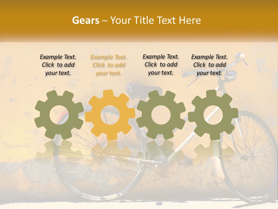 Obsolete Wall Scene PowerPoint Template