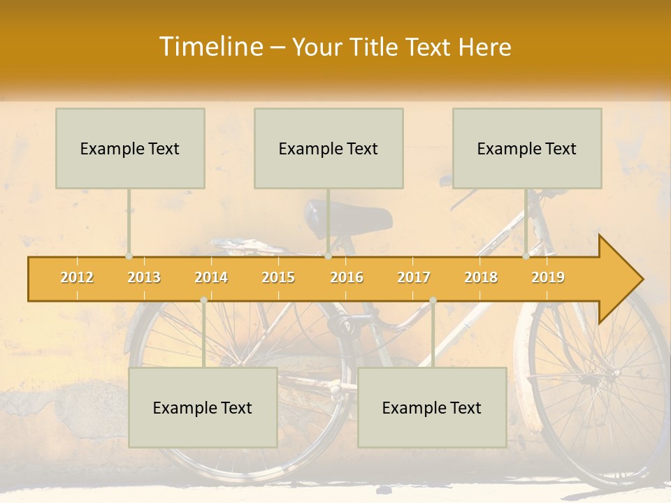 Obsolete Wall Scene PowerPoint Template