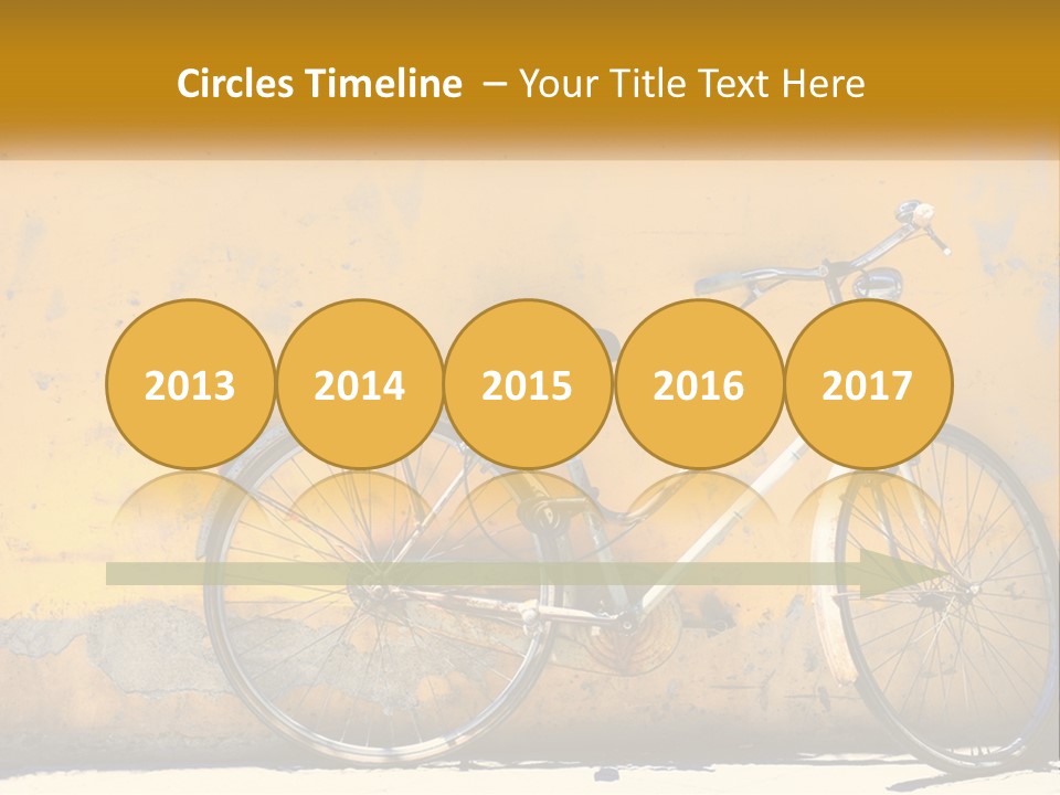 Obsolete Wall Scene PowerPoint Template