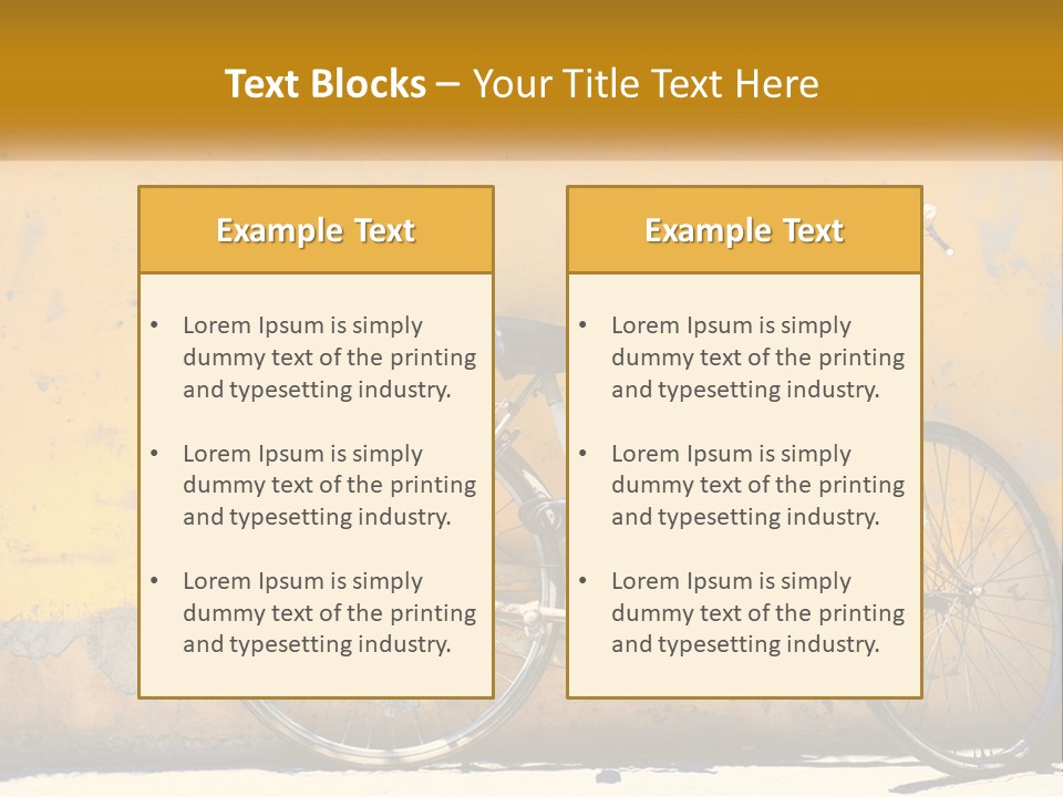 Obsolete Wall Scene PowerPoint Template