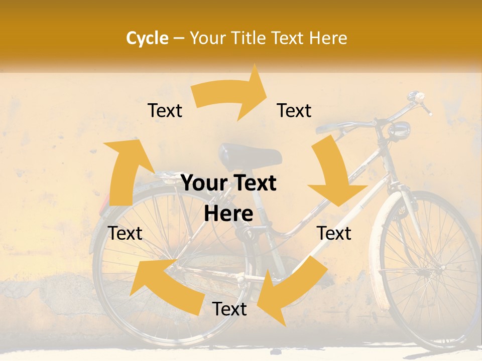 Obsolete Wall Scene PowerPoint Template