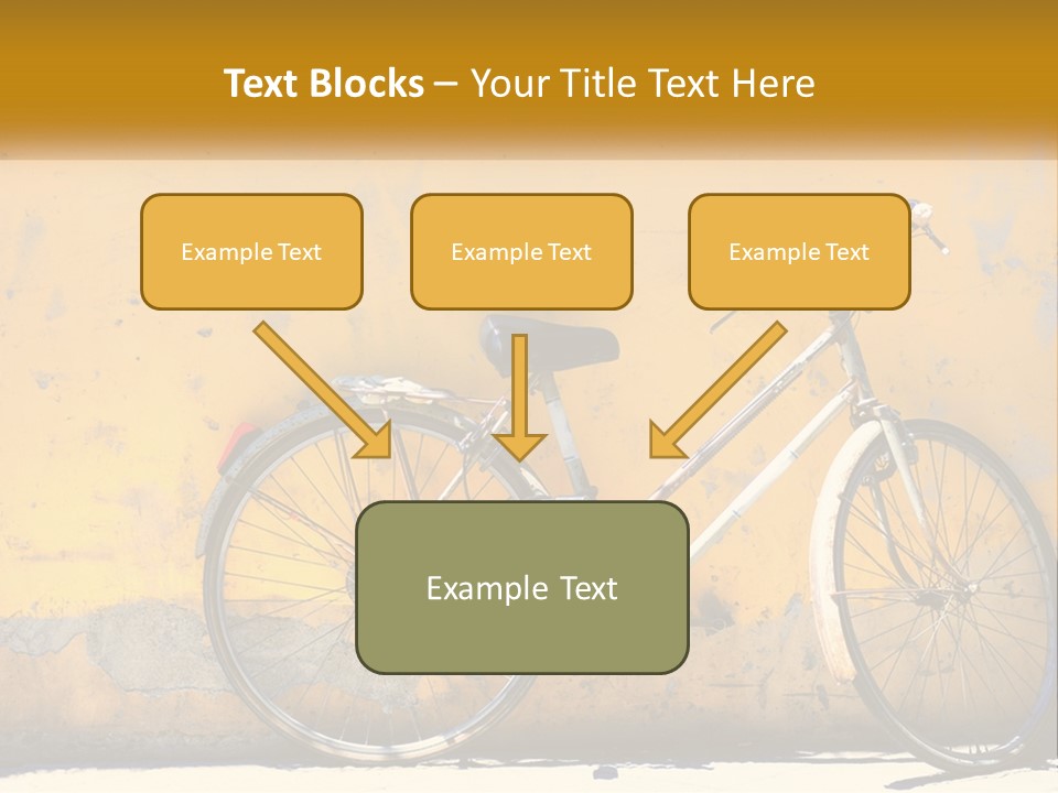 Obsolete Wall Scene PowerPoint Template