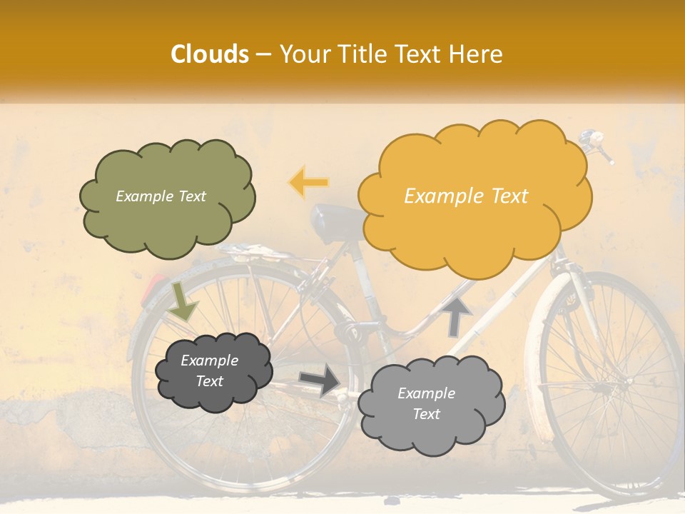 Obsolete Wall Scene PowerPoint Template