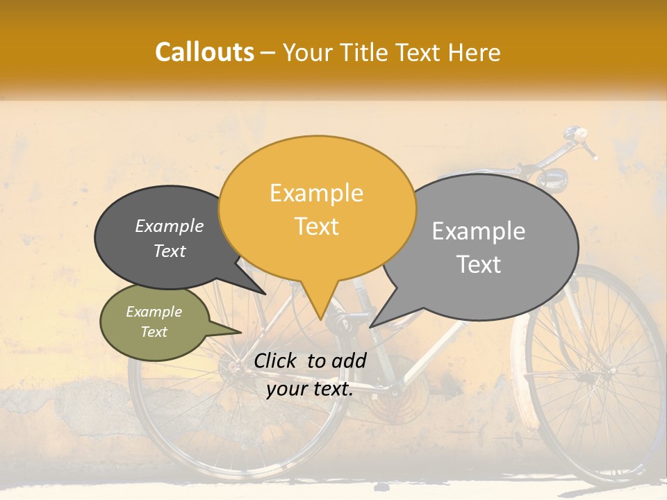 Obsolete Wall Scene PowerPoint Template
