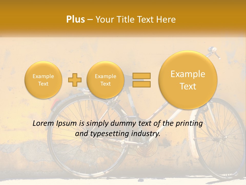 Obsolete Wall Scene PowerPoint Template