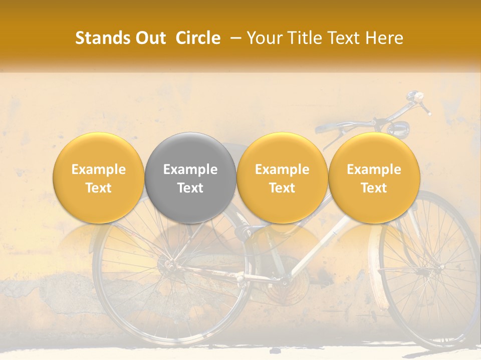 Obsolete Wall Scene PowerPoint Template