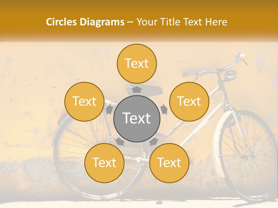 Obsolete Wall Scene PowerPoint Template