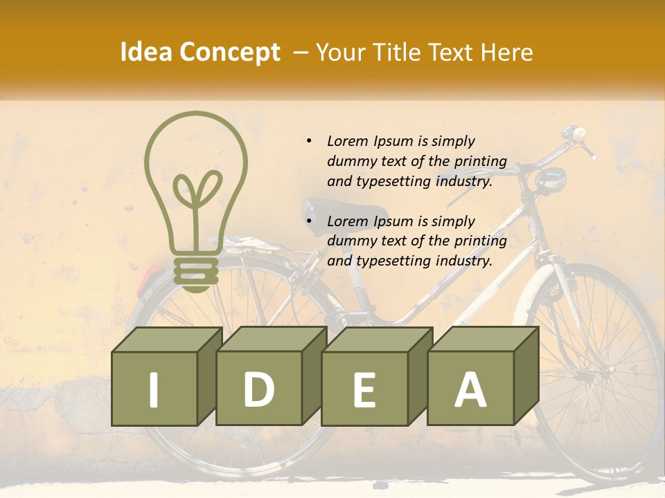 Obsolete Wall Scene PowerPoint Template