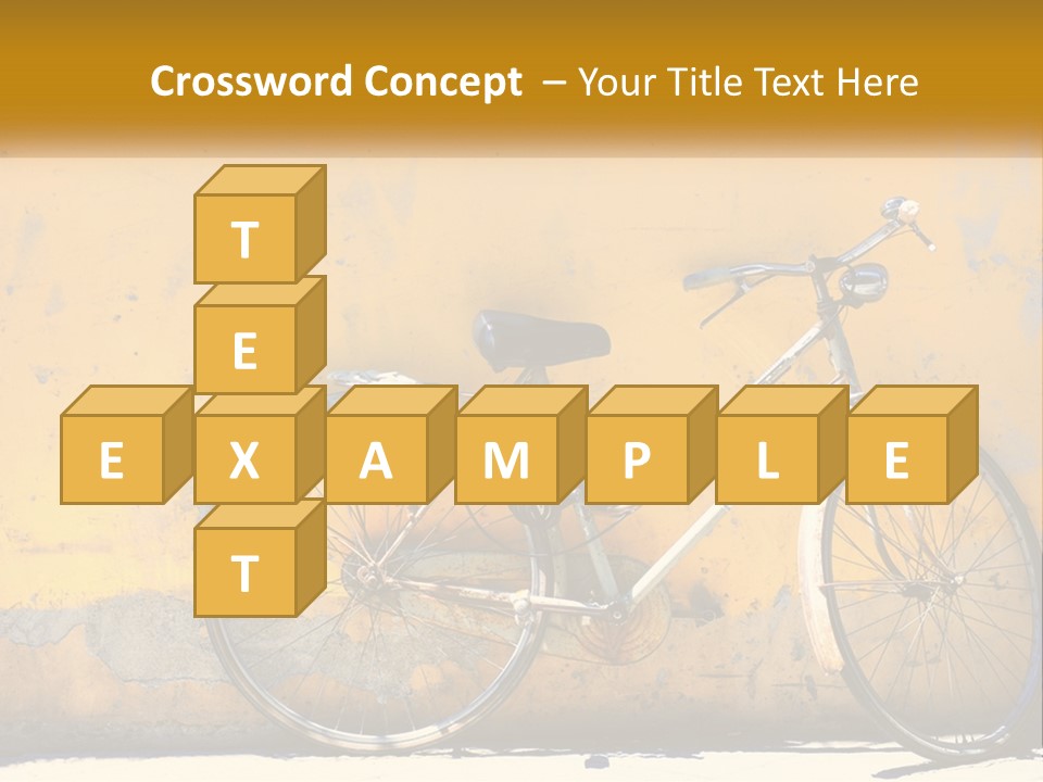 Obsolete Wall Scene PowerPoint Template